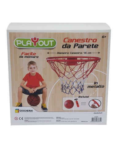 basket in metallo da muro