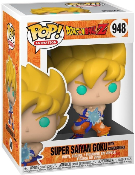 FUNKO POP Dragon Ball Z Super Saiyan Goku w/Kamehameha 948