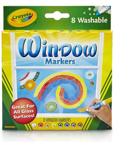 8 PENNARELLI PER VETRO