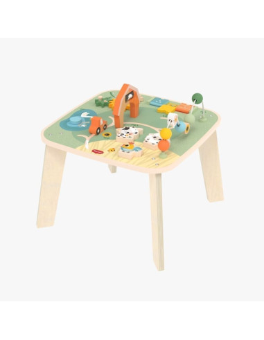 Tiny Love Tavolo da gioco in legno Farmers Funday 