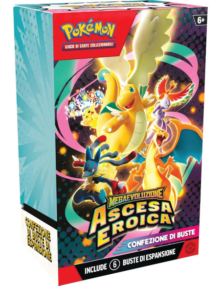Pokémon confezione di buste dell’espansione Megaevoluzione - Ascesa Eroica del GCC Pokémon