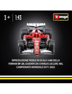 F1 FERRARI SF-25  16 LECLERC 1:43 2