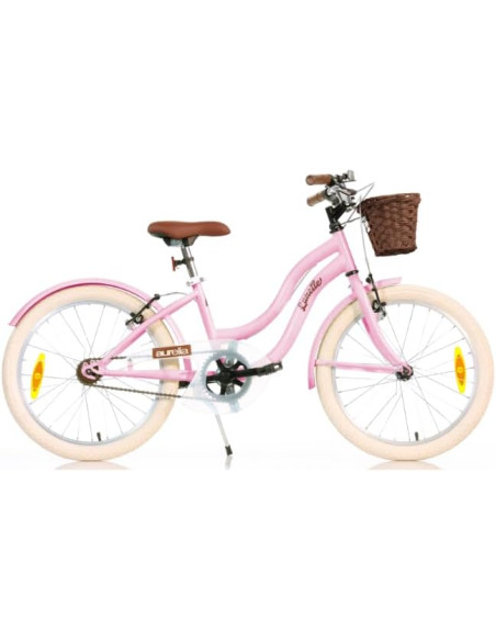 BICICLETTA 20 RETRO' ROSA