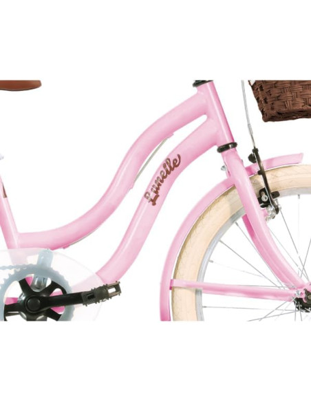 BICICLETTA 20 RETRO' ROSA