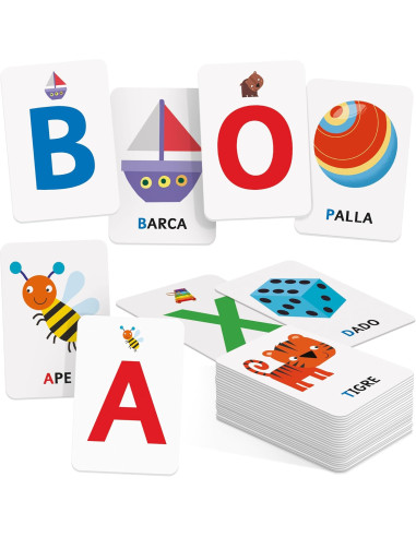 Carte Vitamine in Gioco Alfabeto e Parole