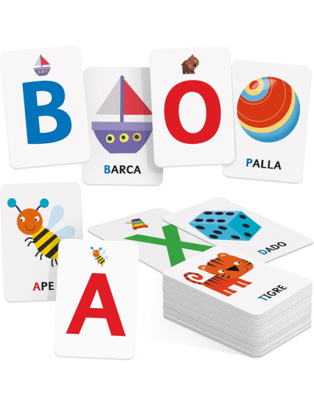 Carte Vitamine in Gioco Alfabeto e Parole
