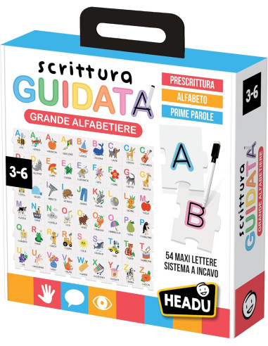 Scrittura Guidata Grande Alfabetiere
