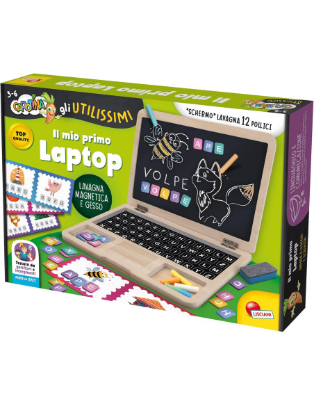 Carotina gli Utilissimi - Primo Laptop Di Legno
