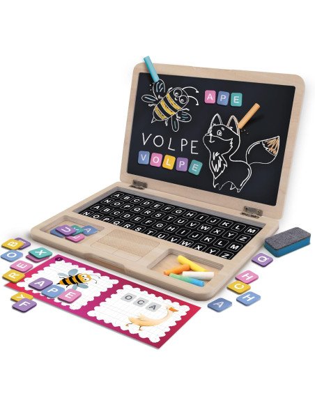 Carotina gli Utilissimi - Primo Laptop Di Legno