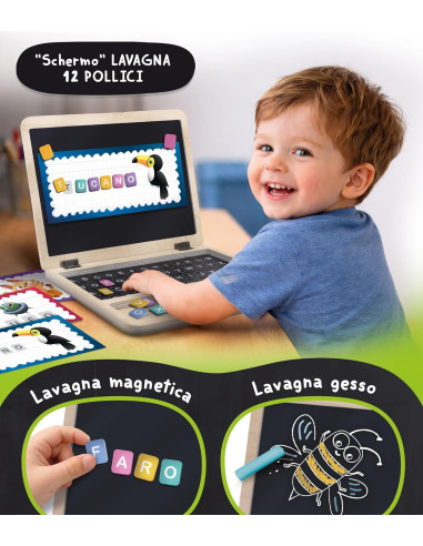 Carotina gli Utilissimi - Primo Laptop Di Legno