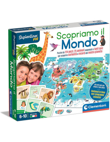 Clementoni - Sapientino Piu' Scopriamo Il Mondo