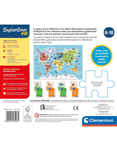 Clementoni - Sapientino Piu' Scopriamo Il Mondo