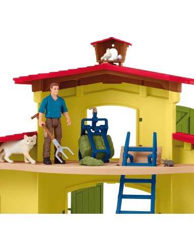 Schleich - Grande Stalla con Animali e accessori