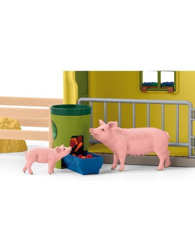 Schleich - Grande Stalla con Animali e accessori