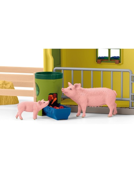 Schleich - Grande Stalla con Animali e accessori