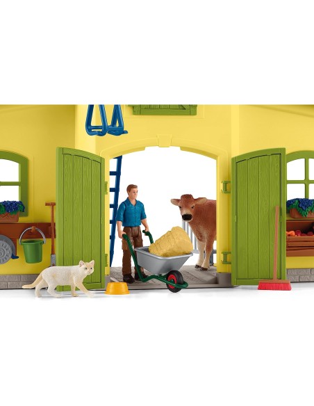 Schleich - Grande Stalla con Animali e accessori