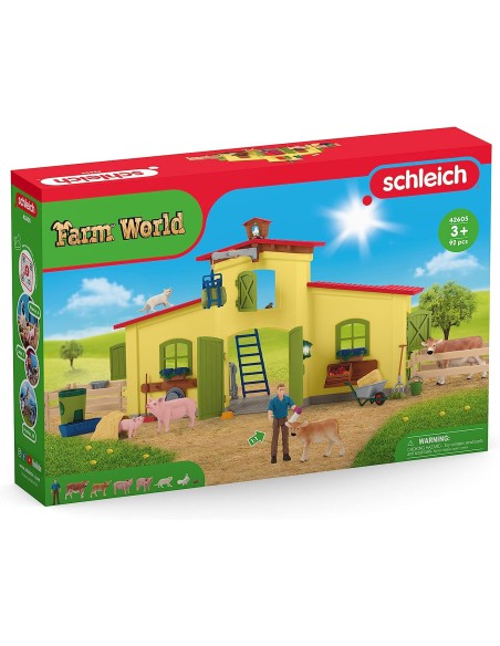 Schleich - Grande Stalla con Animali e accessori