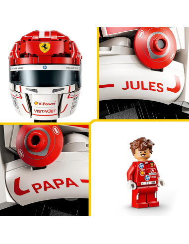 Casco di Charles Leclerc Scuderia Ferrari HP