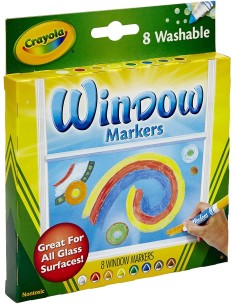 8 PENNARELLI PER VETRO 2