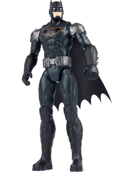 Batman  - Personaggio 30cm con armatura Combact Grigio