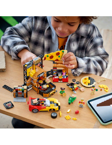 Lego City - Centro di consegna pizze con veicoli