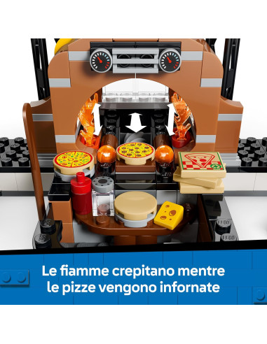 Lego City - Centro di consegna pizze con veicoli