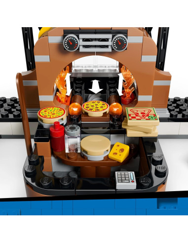 Lego City - Centro di consegna pizze con veicoli