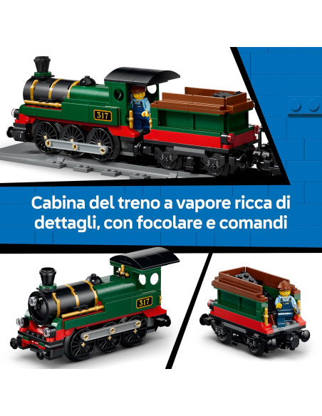 Lego City - Treno a vapore vintage