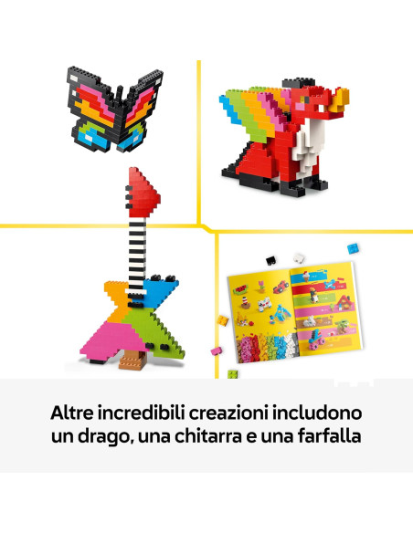 Lego Classic - Mattoncini colorati creativi