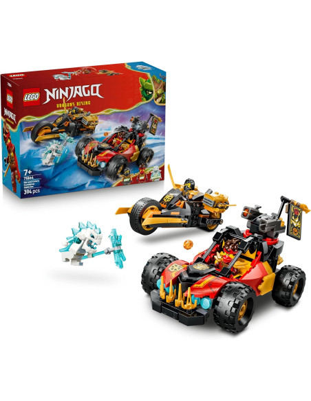 Lego Ninjago - Veicoli combinanti di Kai e Cole
