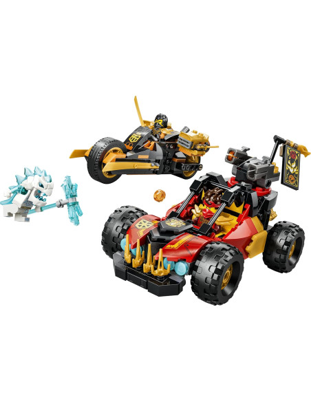 Lego Ninjago - Veicoli combinanti di Kai e Cole