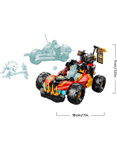 Lego Ninjago - Veicoli combinanti di Kai e Cole