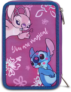 Seven - Astuccio 3 zip Lilo e Stitch 2026 2