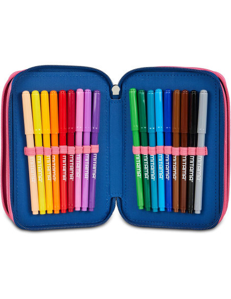 Seven - Astuccio 3 zip Lilo e Stitch 2026