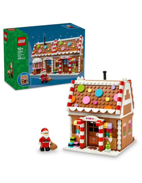 Lego Icons - Casa di pan di zenzero festiva