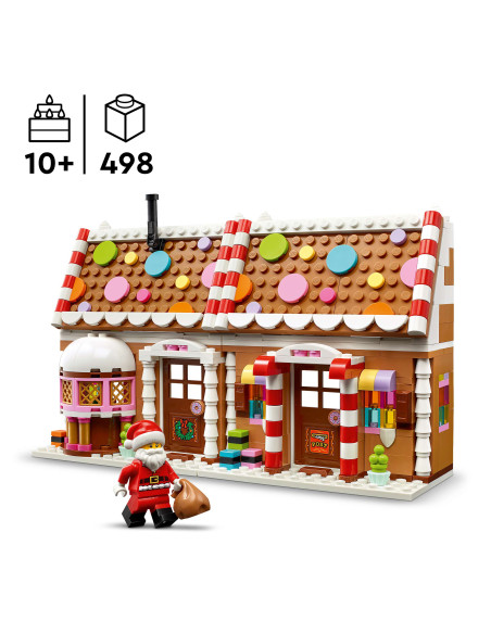 Lego Icons - Casa di pan di zenzero festiva