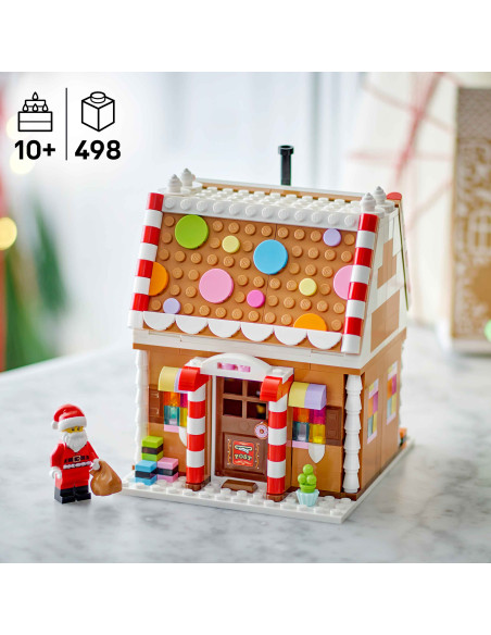 Lego Icons - Casa di pan di zenzero festiva