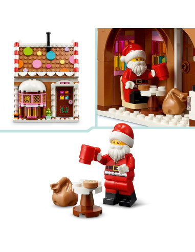 Lego Icons - Casa di pan di zenzero festiva