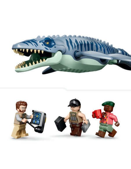 Lego Jurassic World - Attacco alla barca del dinosauro Mosasaurus