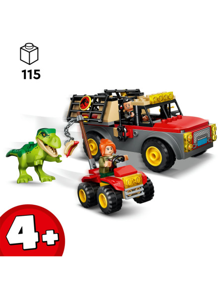 Lego Jurassic World - Camion da trasporto per il giovane T. rex