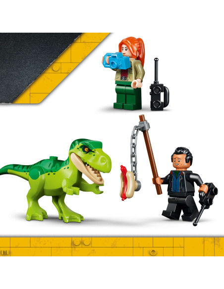Lego Jurassic World - Camion da trasporto per il giovane T. rex