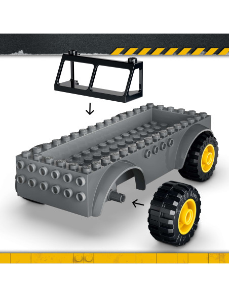 Lego Jurassic World - Camion da trasporto per il giovane T. rex