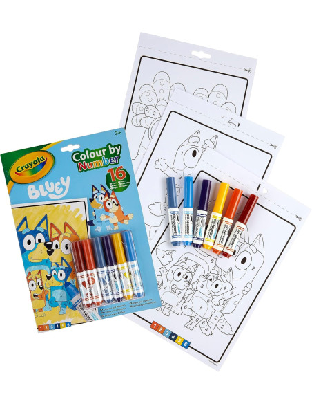 Album Colora Con I Numeri - BLUEY