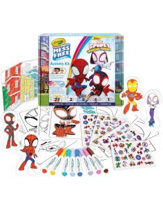 Activity set color wonder disney marvel spidey