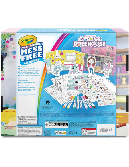 Activity set color wonder gabby's dollhouse