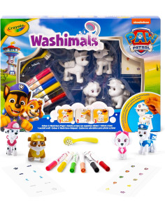 Washimals pets - set con adesivi paw patrol
