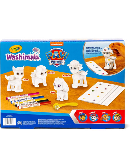 Washimals pets - set con adesivi paw patrol