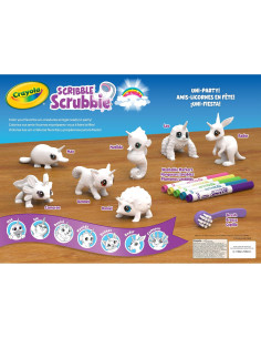 Scribble scrubbie - unipets set party 2