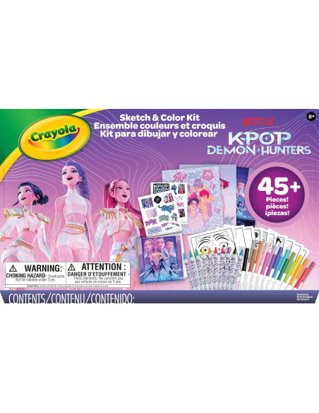 Set colora e disegna K-pop demon hunters