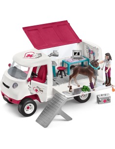 Schleich - Van della Veterinaria con Puledro e Accessori